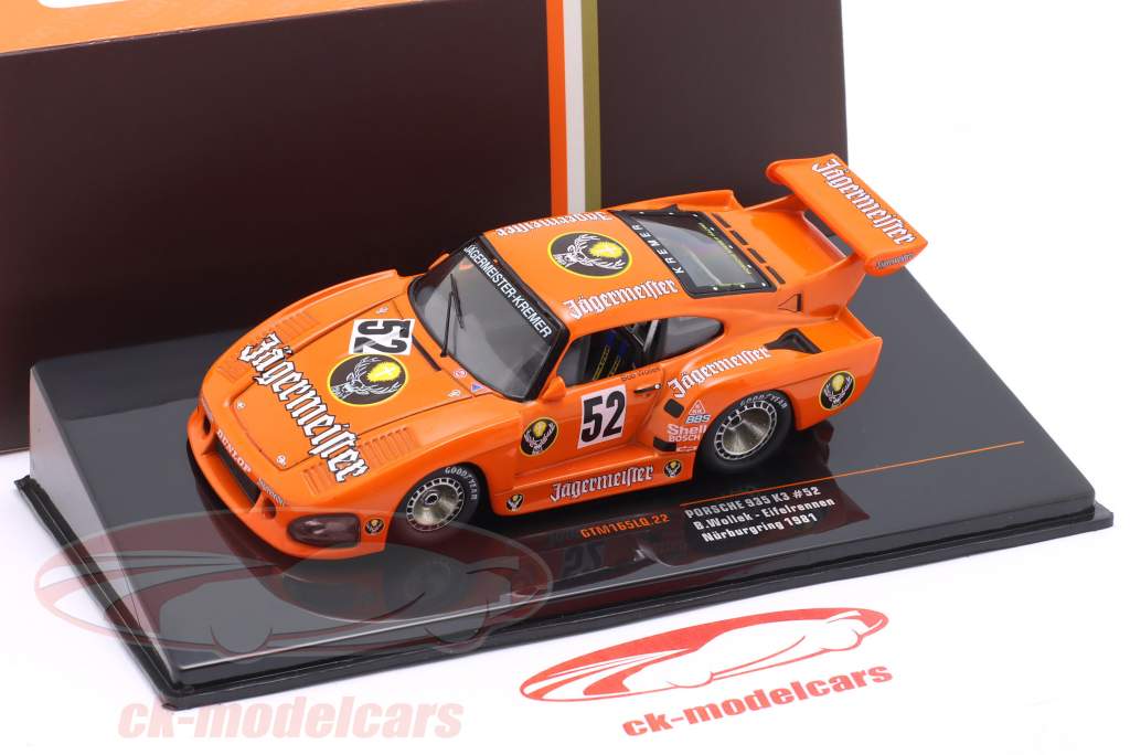 Porsche 935 K3 #52 2nd Eifel Race Nürburgring DRM 1981 Bob Wollek 1:43 Ixo