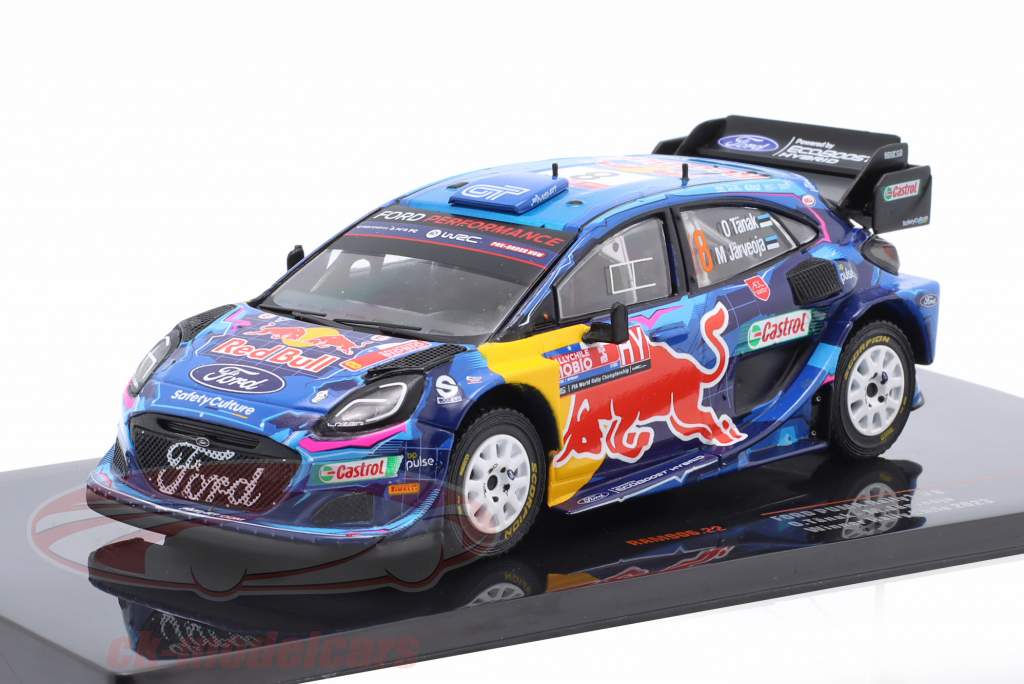 Ford Puma Rally1 Hybrid #8 gagnant Rallye Chili 2023 Tänak, Järveoja 1:43 Ixo