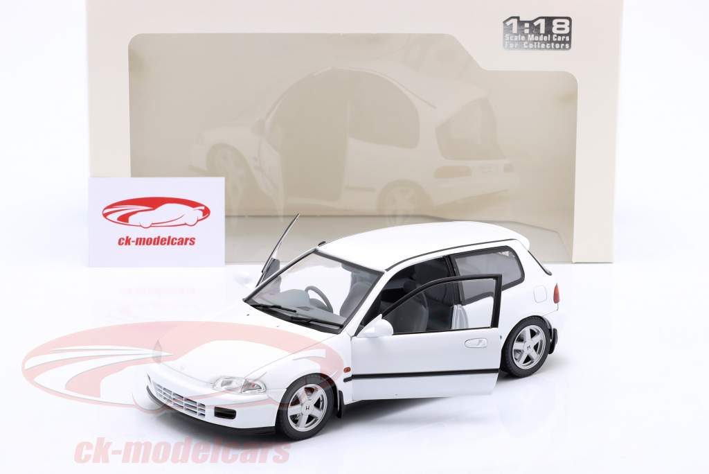 Honda Civic EG6 year 1991 white 1:18 Solido
