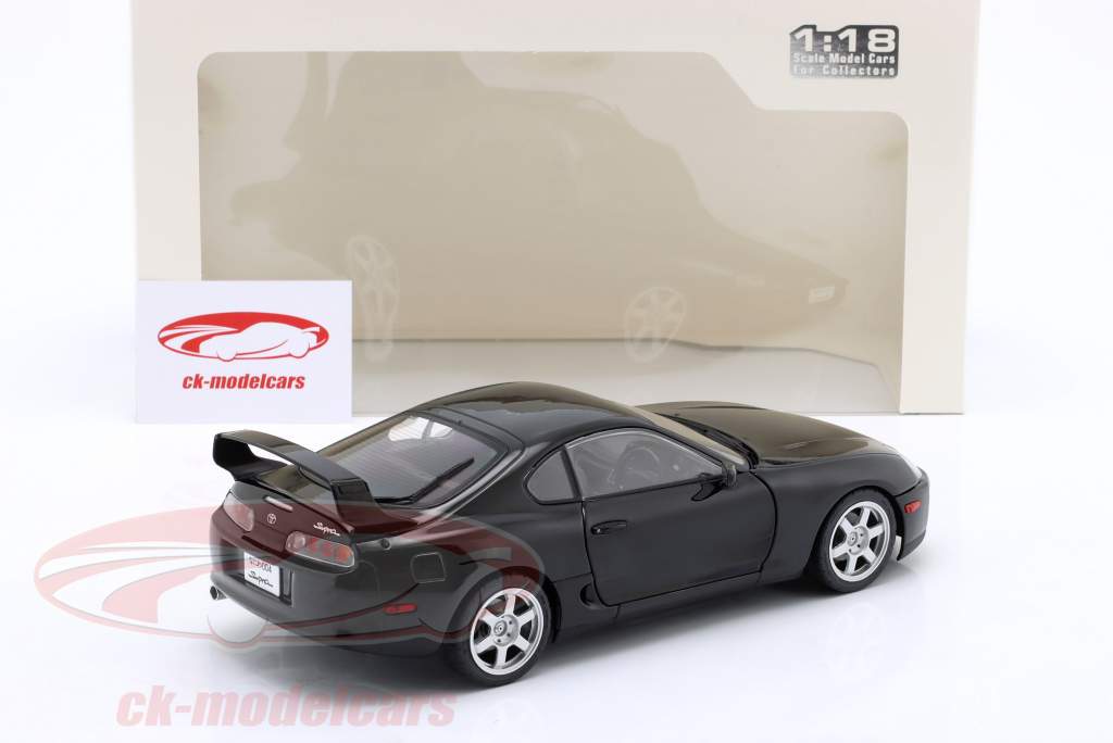 Toyota Supra MK4 (A80) Baujahr 1993 schwarz 1:18 Solido 