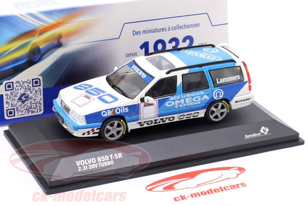 Solido 1:43 Volvo 850 T-5R Tribute white / blue S4310604