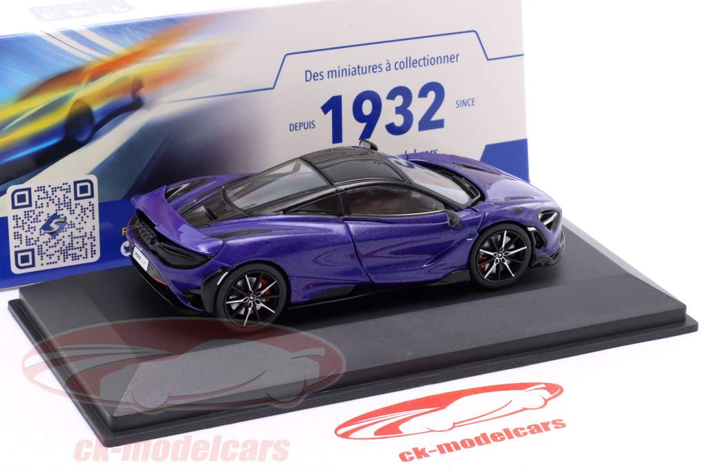 McLaren 765LT Année de construction 2020 violet 1:43 Solido