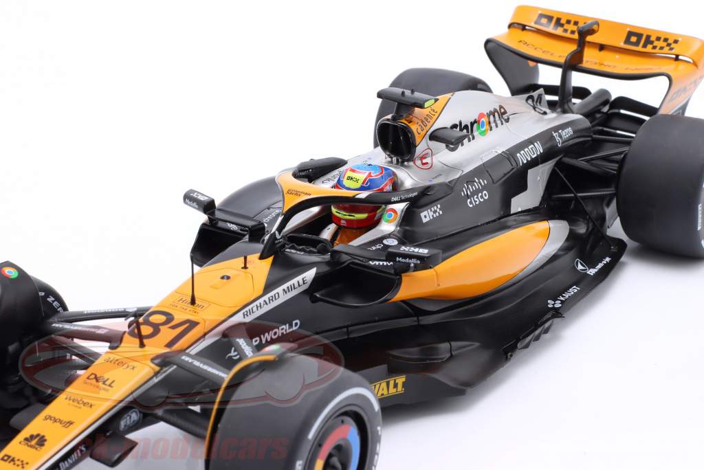 Oscar Piastri McLaren MCL60 #81 4° Britannico GP formula 1 2023 1:18 Solido