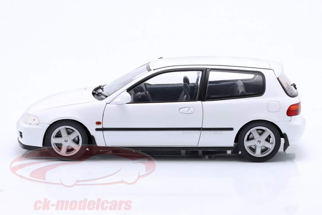 Honda Civic EG6 建设年份 1991 白色的 1:18 Solido