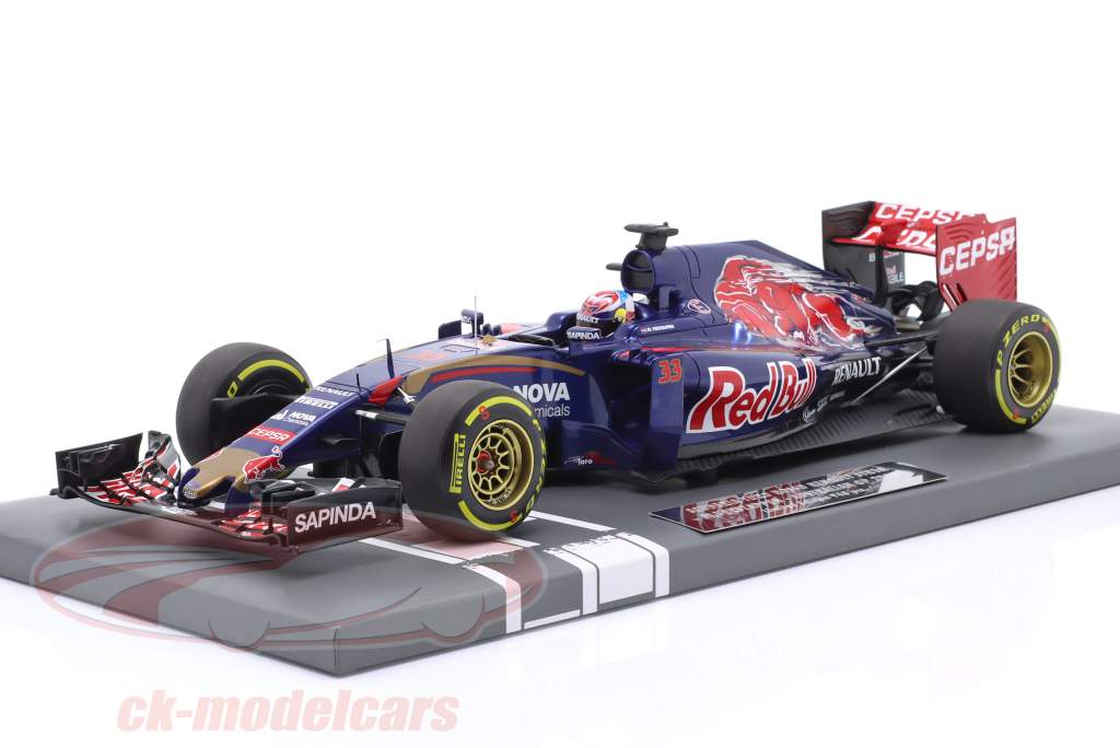 M. Verstappen Toro Rosso STR10 #33 First F1 Race Australian GP formula 1 2015 1:18 Minichamps