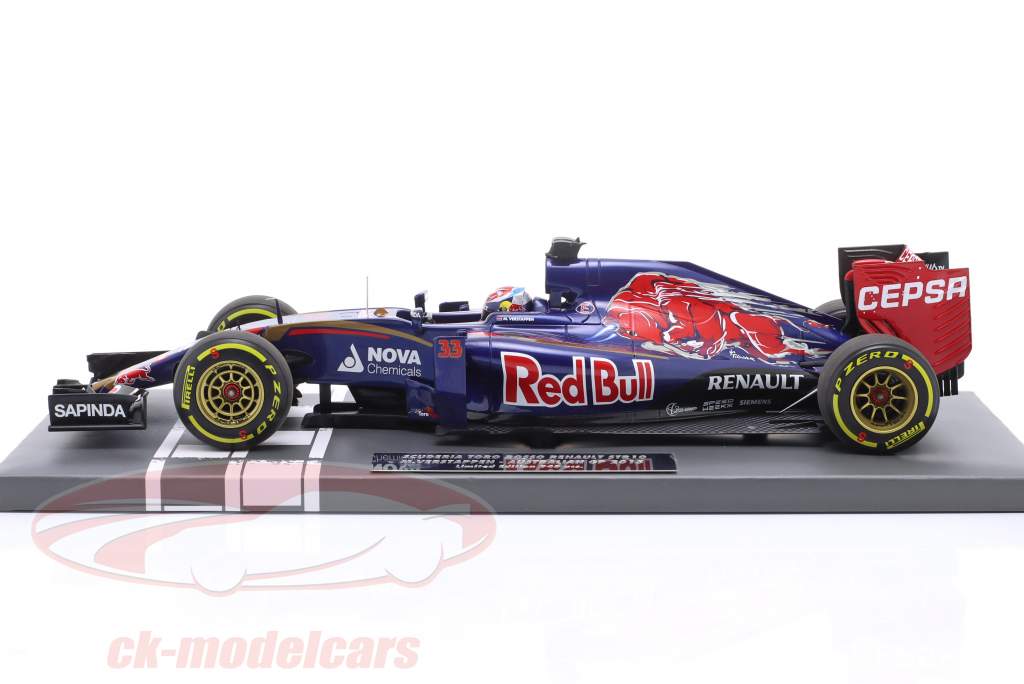 M. Verstappen Toro Rosso STR10 #33 First F1 Race Australian GP formula 1 2015 1:18 Minichamps