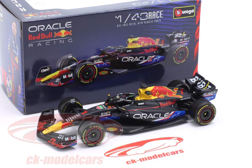 Max Verstappen Red Bull RB19 #1 gagnant USA GP formule 1 Champion du monde 2023 1:43 Bburago