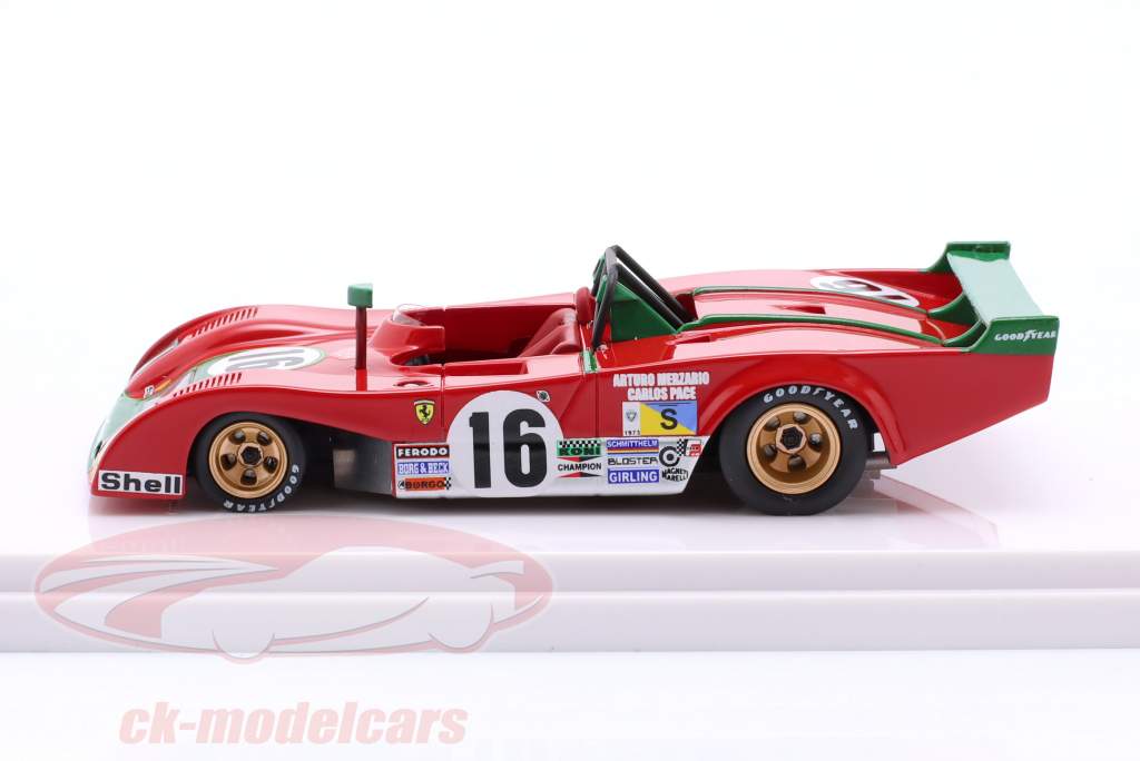 Ferrari 312 PB #16 第二名 24h LeMans 1973 Merzario, Pace 1:43 Tecnomodel
