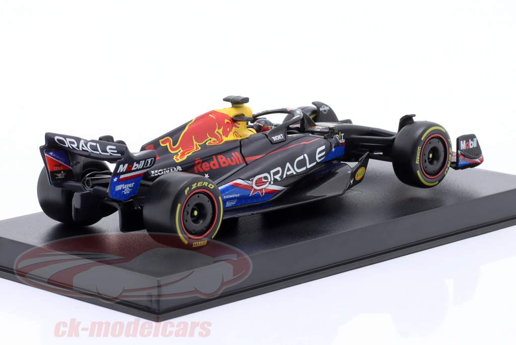 Max Verstappen Red Bull RB19 #1 vincitore U.S.A. GP formula 1 Campione del mondo 2023 1:43 Bburago