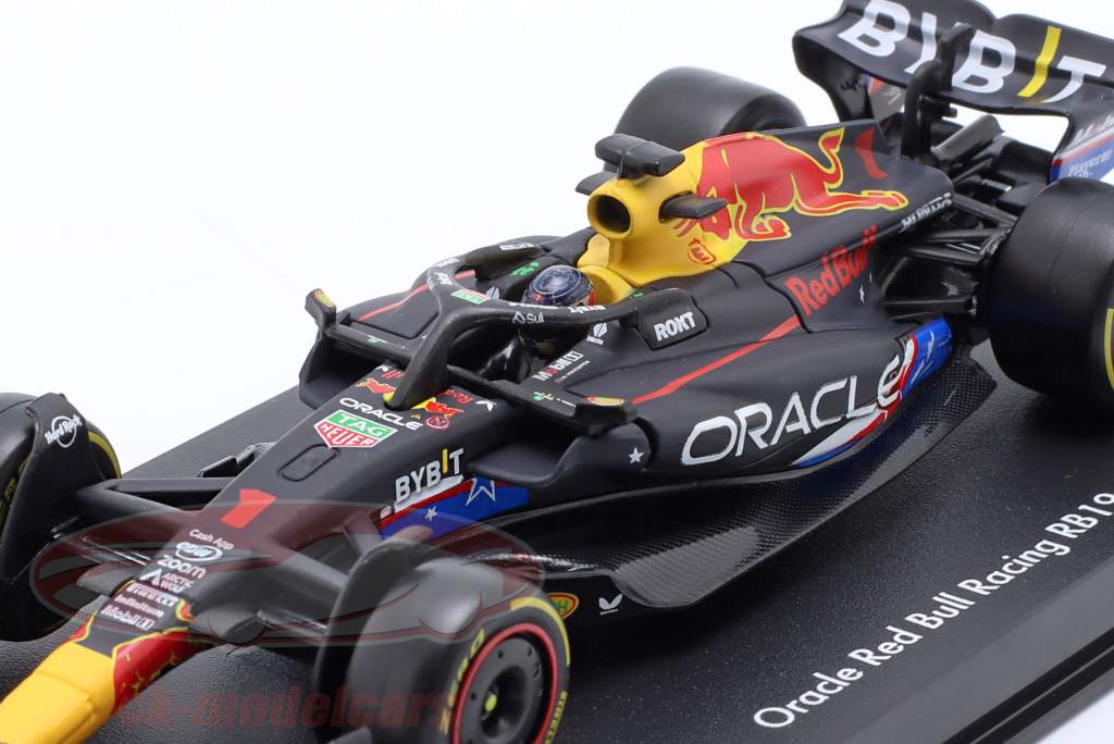 Max Verstappen Red Bull RB19 #1 vincitore U.S.A. GP formula 1 Campione del mondo 2023 1:43 Bburago
