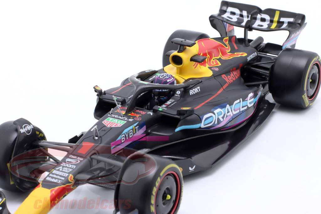 Max Verstappen Red Bull RB19 #1 vincitore Miami GP formula 1 Campione del mondo 2023 1:24 Bburago