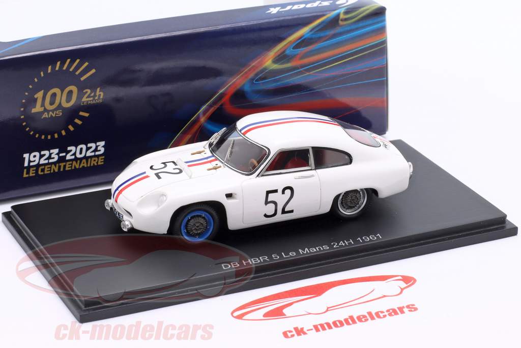 DB HBR5 #52 24h LeMans 1961 Caillaud, Mougin 1:43 Spark