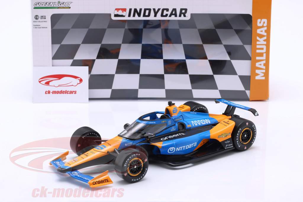 David Malukas Chevrolet #6 IndyCar Series 2024 1:18 Greenlight