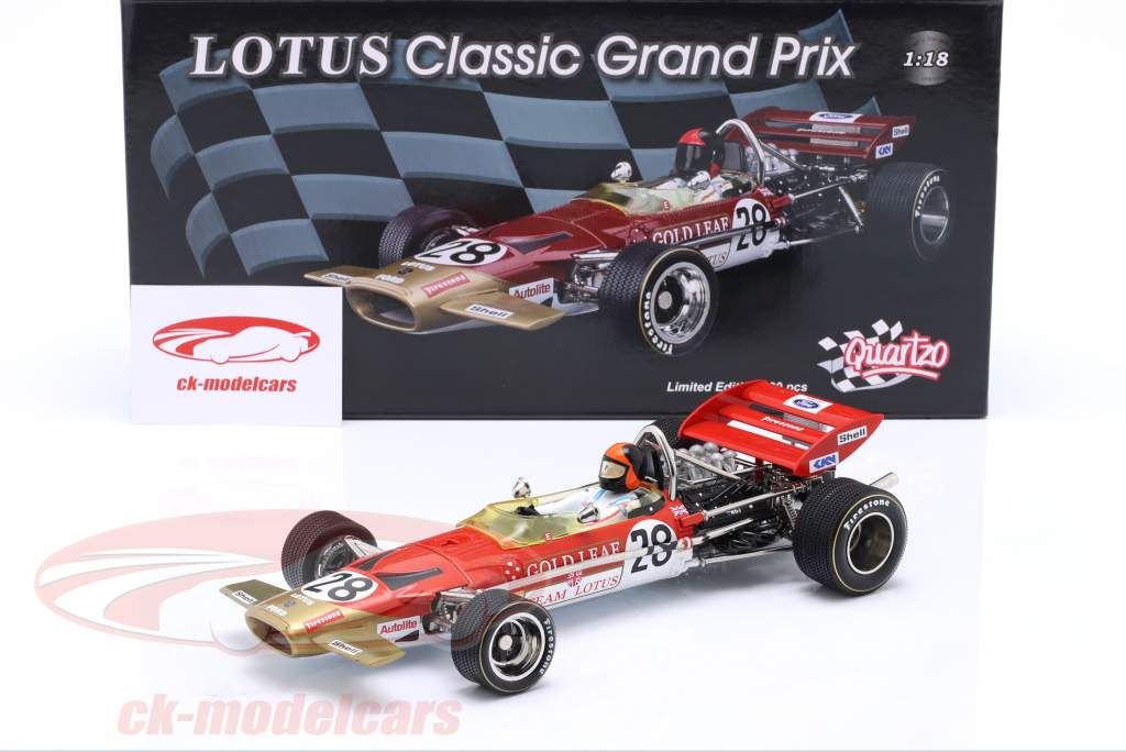 1/18 ロータス 72D　#8 Emerson Fittipaldi Lotus 72D – #8 Emerson Fittipaldi – sunstarmodelcars