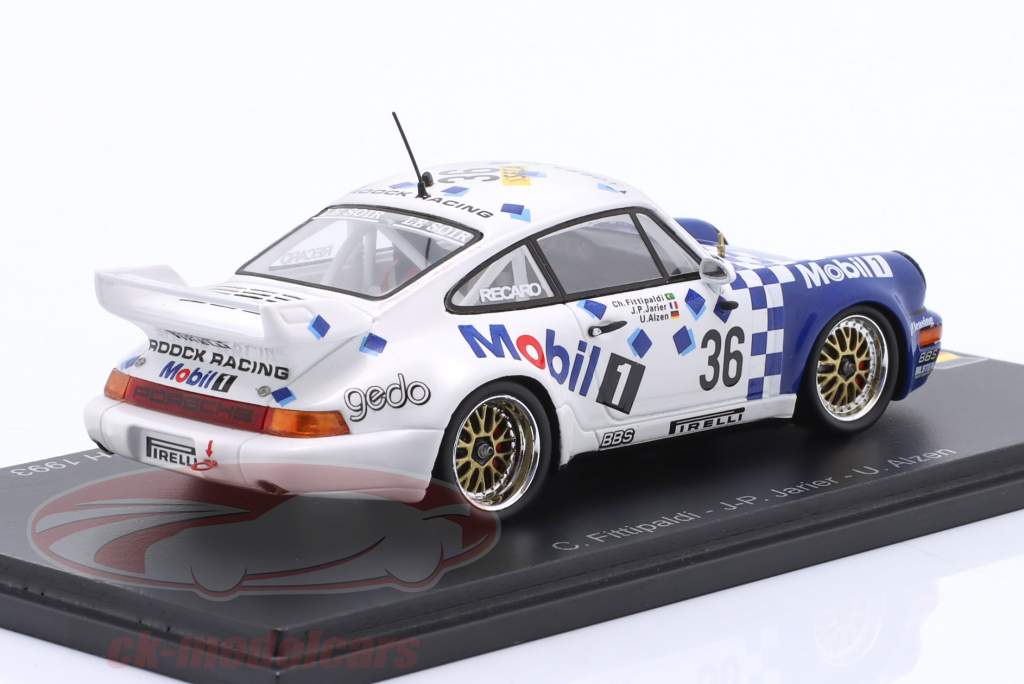 Porsche 911 Carrera RSR #36 gagnant 24h Spa 1993 Roock Racing 1:43 Spark