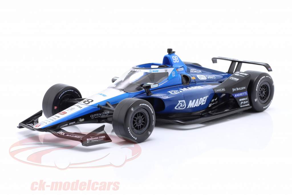 Marco Andretti Honda #98 IndyCar Series 2024 1:18 Greenlight 