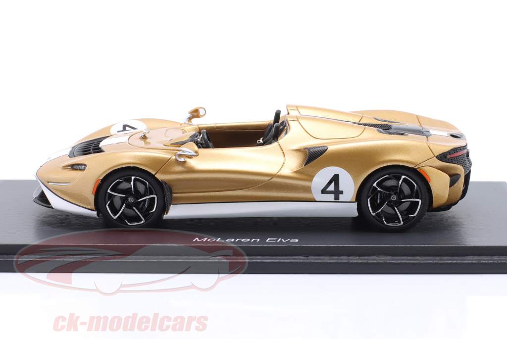 McLaren Elva N4 #4 2020 or / blanc 1:43 Schuco