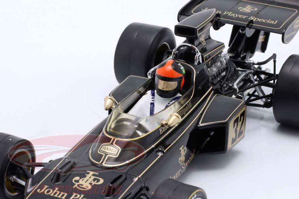 Fórmula 1 Lotus 72D Emerson Fittipaldi Winner Gp Belgian 1972 1:18 Quartzo - 20 anos! Loja on-line de miniaturas colecionáveis