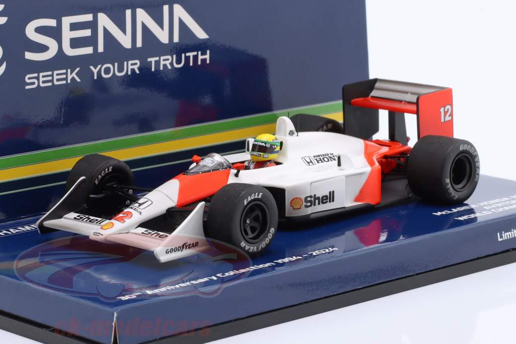 ミニカー MINICHAMPS McLaren MP4/4 A Senna 1/43 Minichamps McLaren MP4/4 World Champion 1988 Race Worn