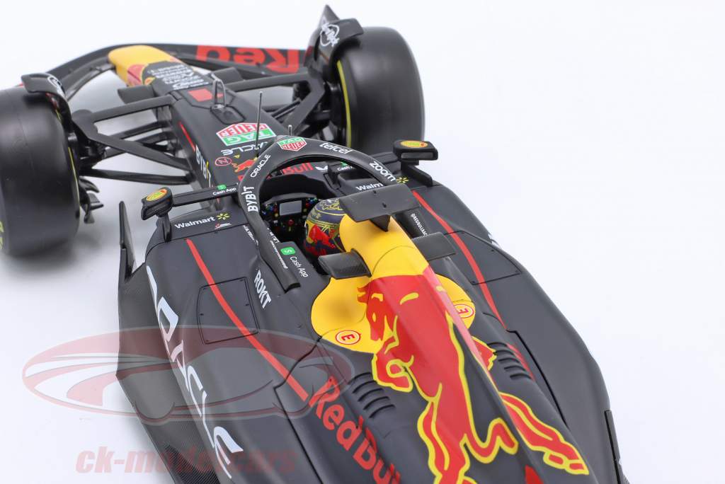 Max Verstappen Red Bull Racing RB19 #1 formel 1 Verdensmester 2023 1:18 Bburago