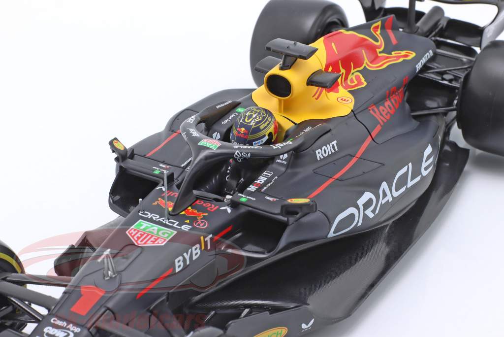 Max Verstappen Red Bull Racing RB19 #1 formel 1 Verdensmester 2023 1:18 Bburago