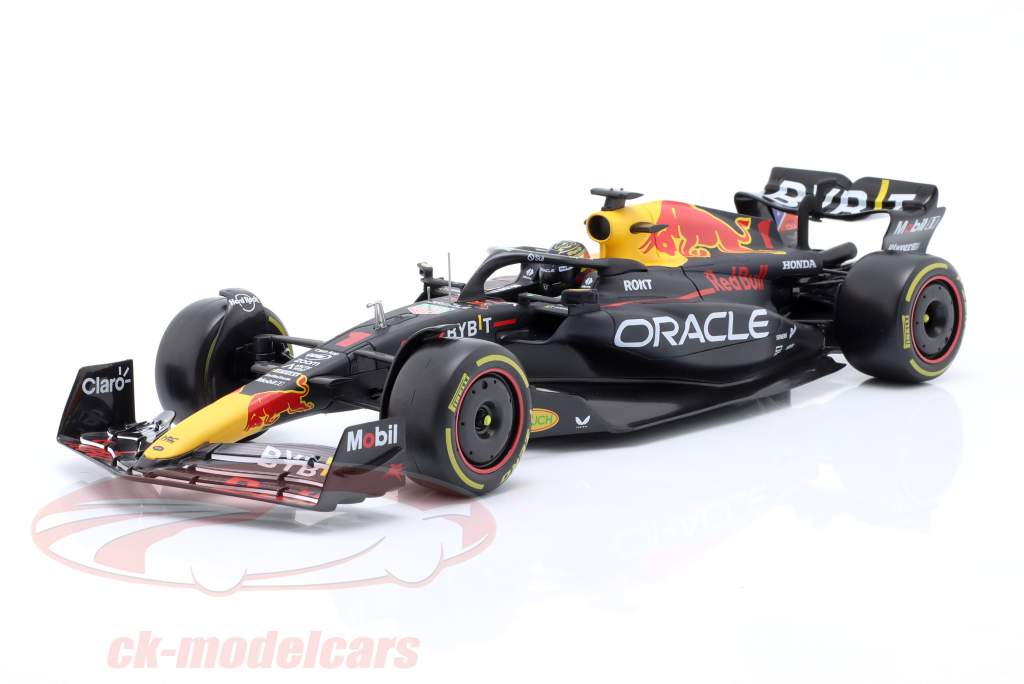 Max Verstappen Red Bull Racing RB19 #1 formel 1 Verdensmester 2023 1:18 Bburago