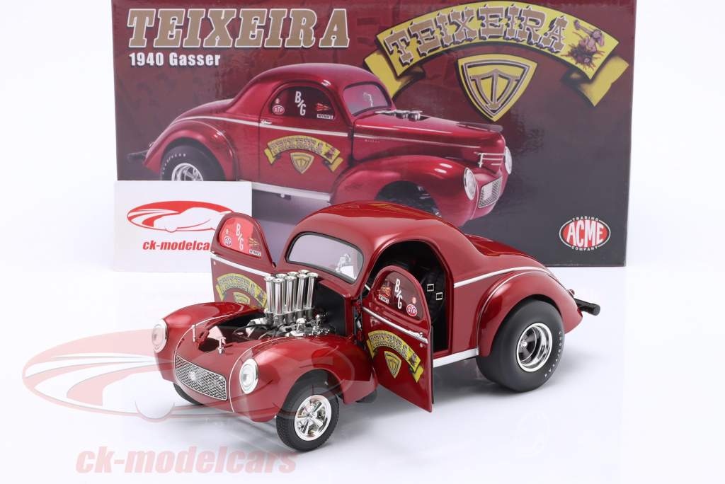 Rocket Gasser Sled Teixeira Baujahr 1940 rot 1:18 GMP