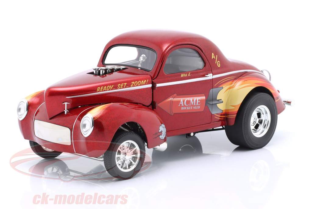 Rocket Gasser Sled Año de construcción 1940 rojo 1:18 GMP