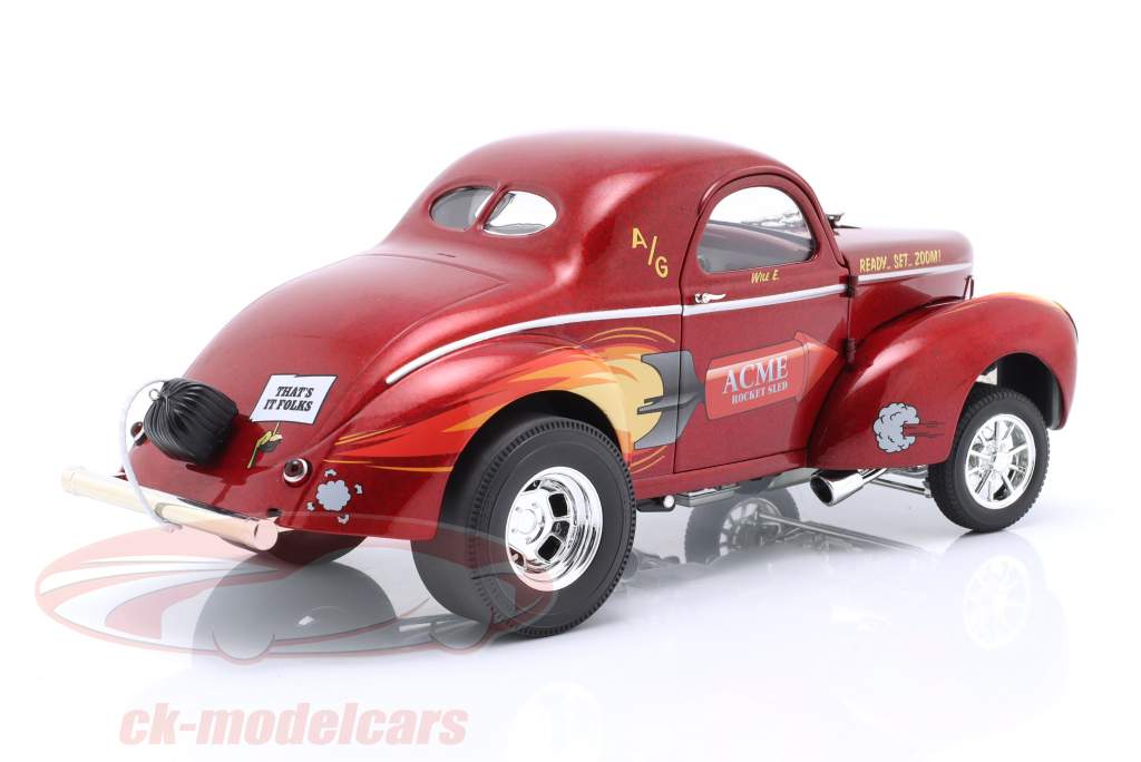 Rocket Gasser Sled Anno di costruzione 1940 rosso 1:18 GMP
