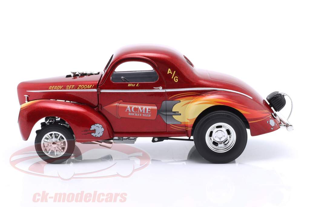 Rocket Gasser Sled Año de construcción 1940 rojo 1:18 GMP