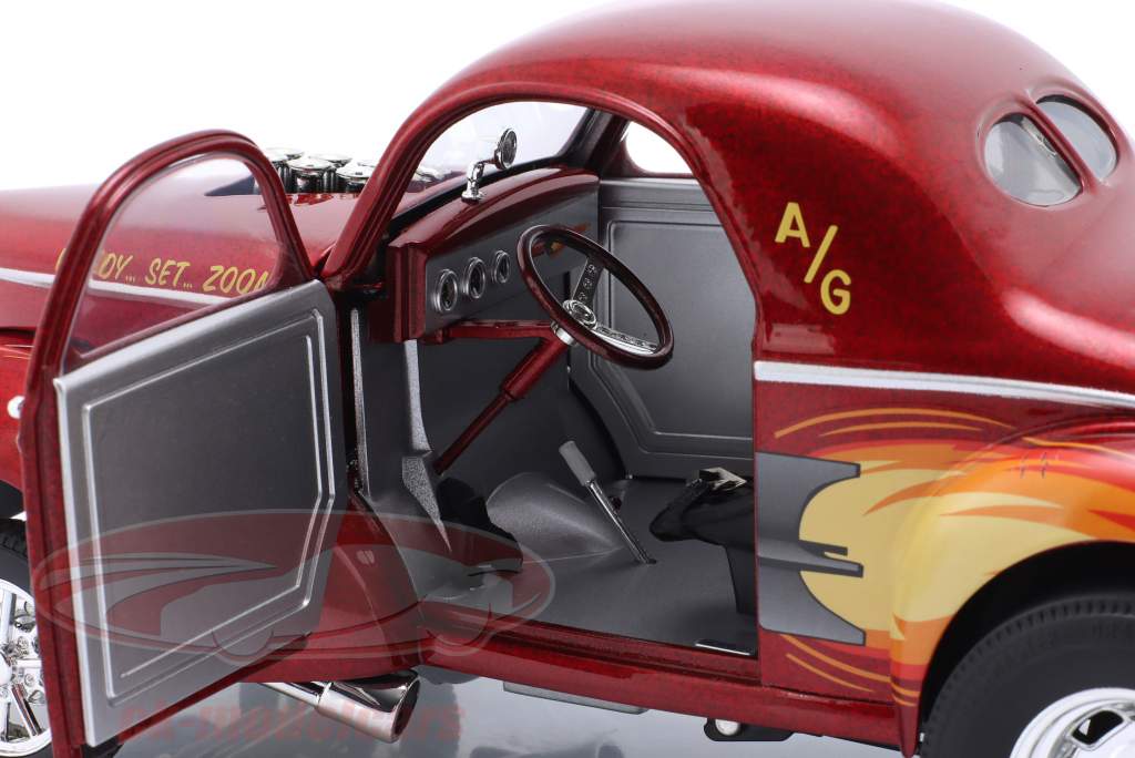 Rocket Gasser Sled Año de construcción 1940 rojo 1:18 GMP
