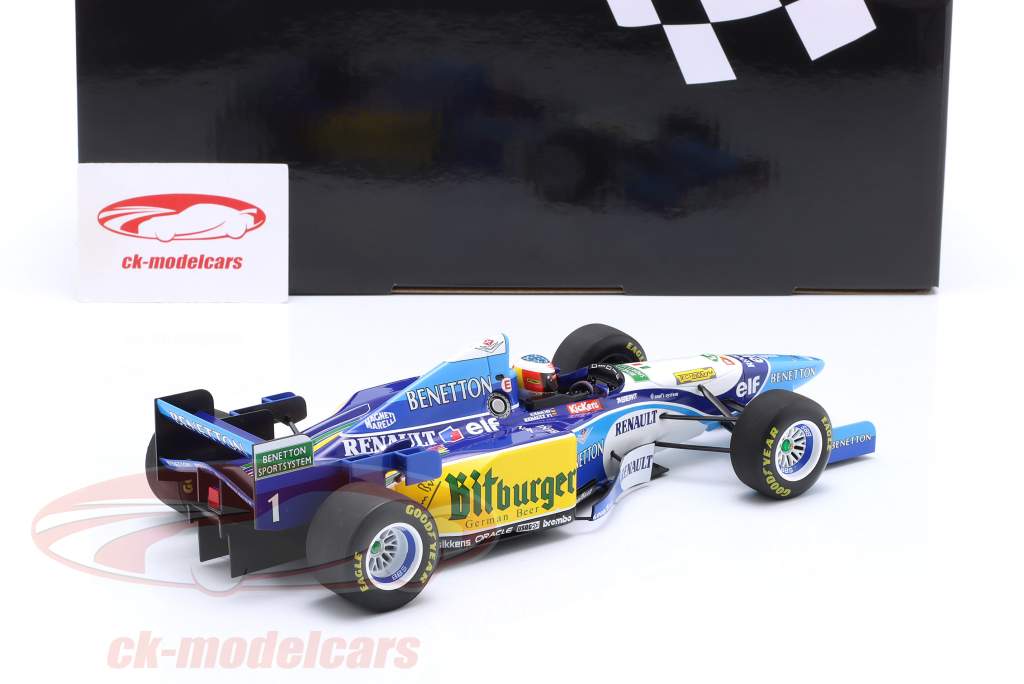 M. Schumacher Benetton B195 #1 vincitore Europa GP formula 1 Campione del mondo 1995 1:18 Minichamps
