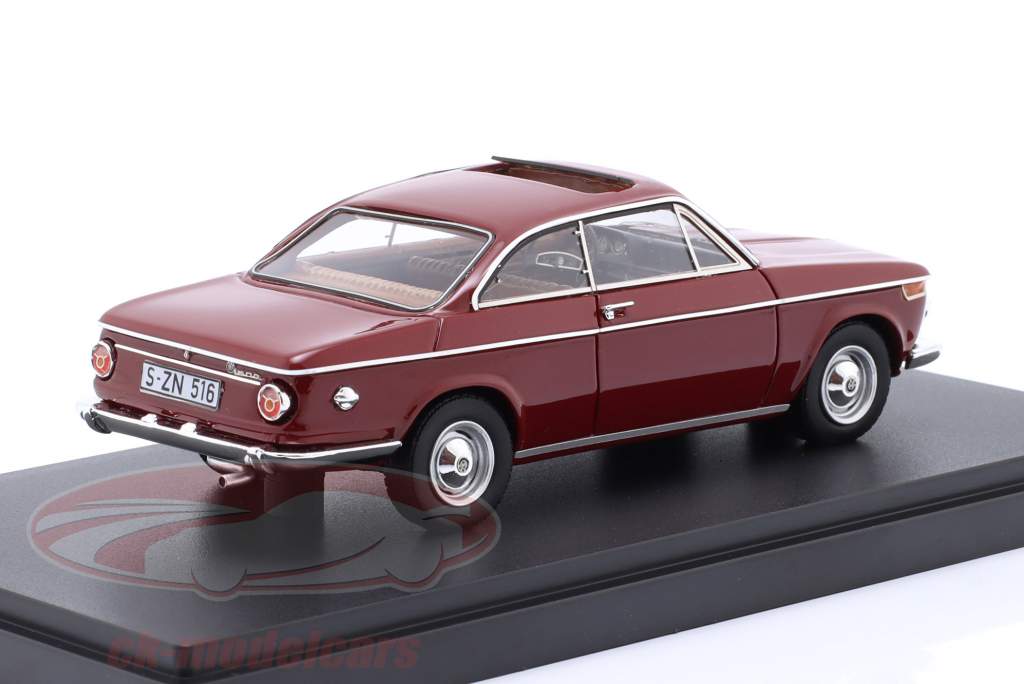 BMW 1600-2 Baur Coupe year1967 red 1:43 Matrix