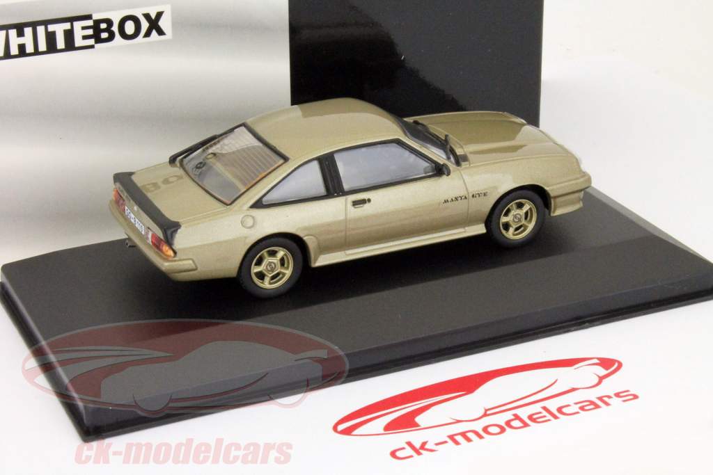 オペルマンタB GT / Eベージュメタリック1時43分モデルWhiteBox