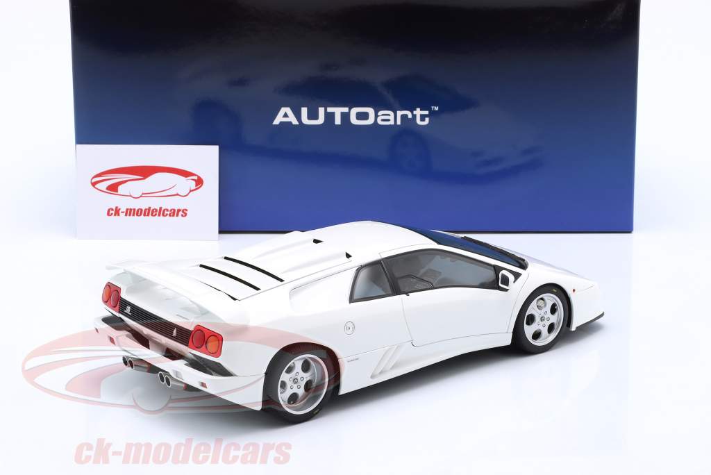 Lamborghini Diablo SE30 Jota Année de construction 1995 impact blanc 1:18 AUTOart