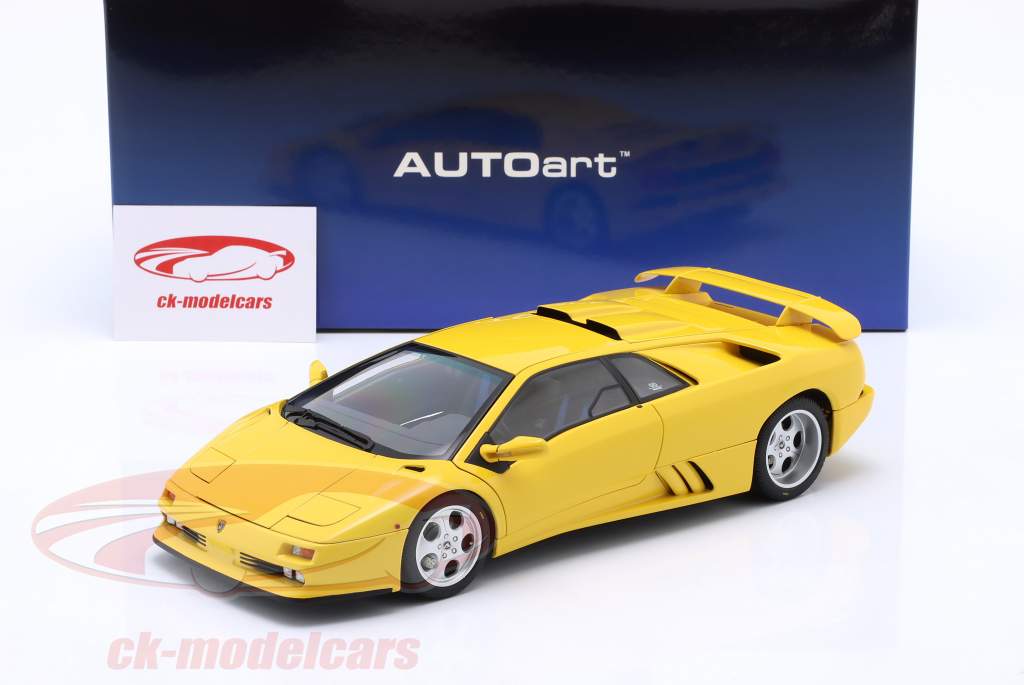 Lamborghini Diablo SE30 Jota Baujahr 1995 superfly gelb 1:18 AUTOart