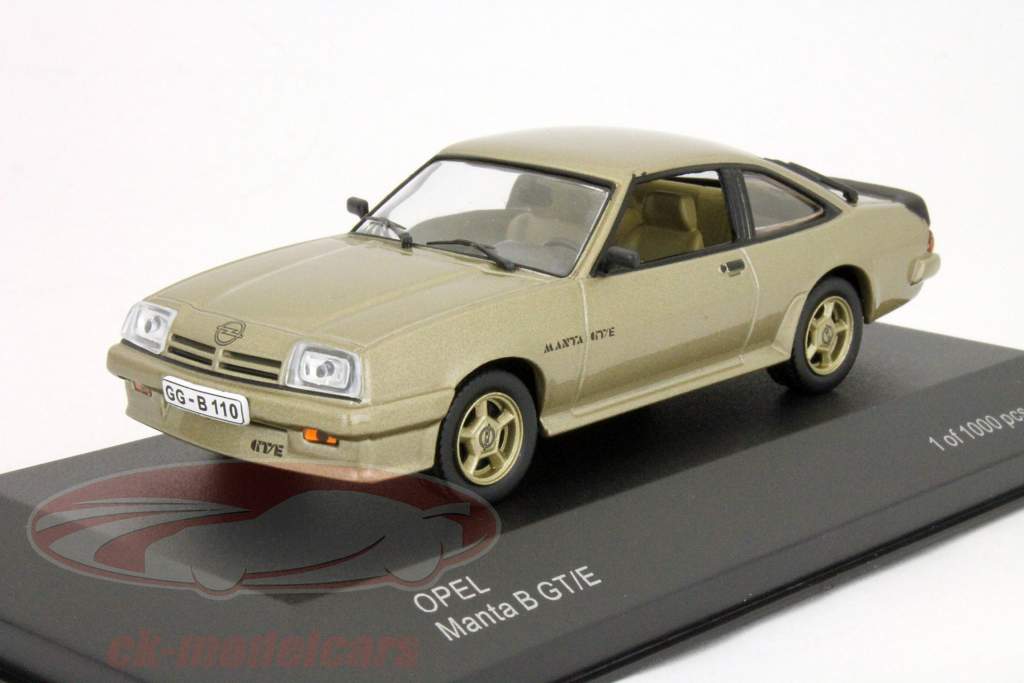 オペルマンタB GT / Eベージュメタリック1時43分モデルWhiteBox