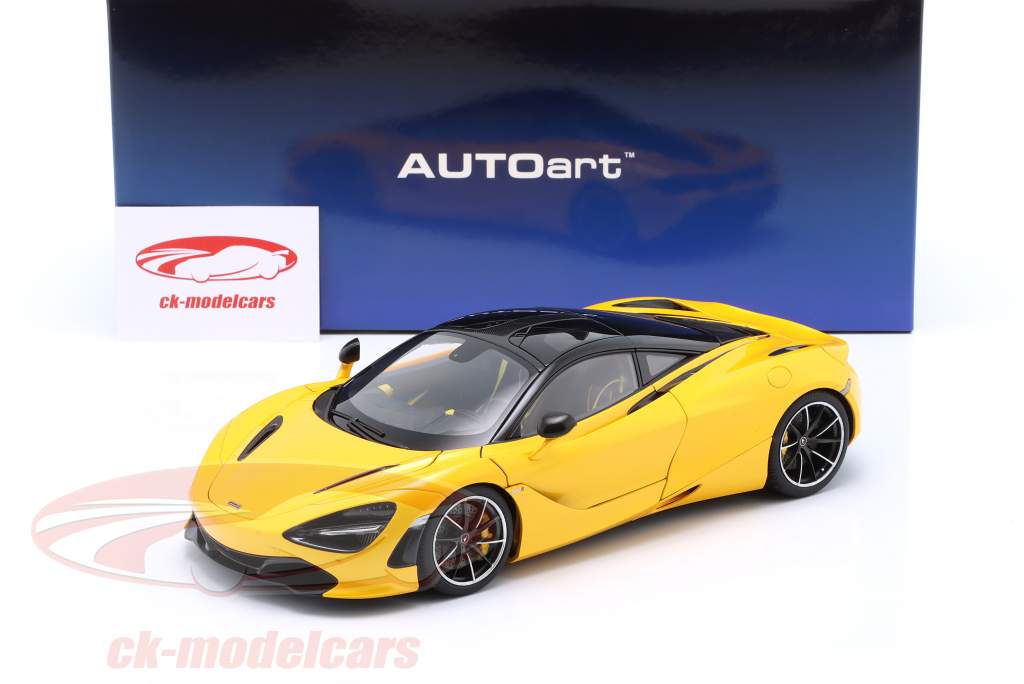 McLaren 720S Ano de construção 2017 vulcão amarelo 1:18 AUTOart