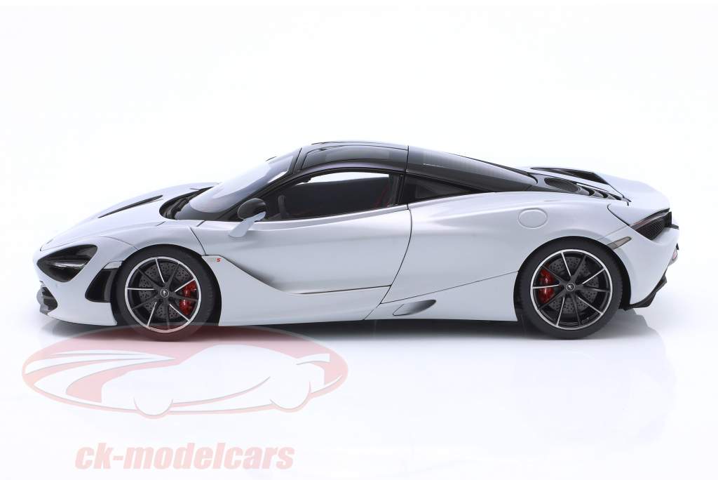 McLaren 720S Año de construcción 2017 sílice blanco 1:18 AUTOart