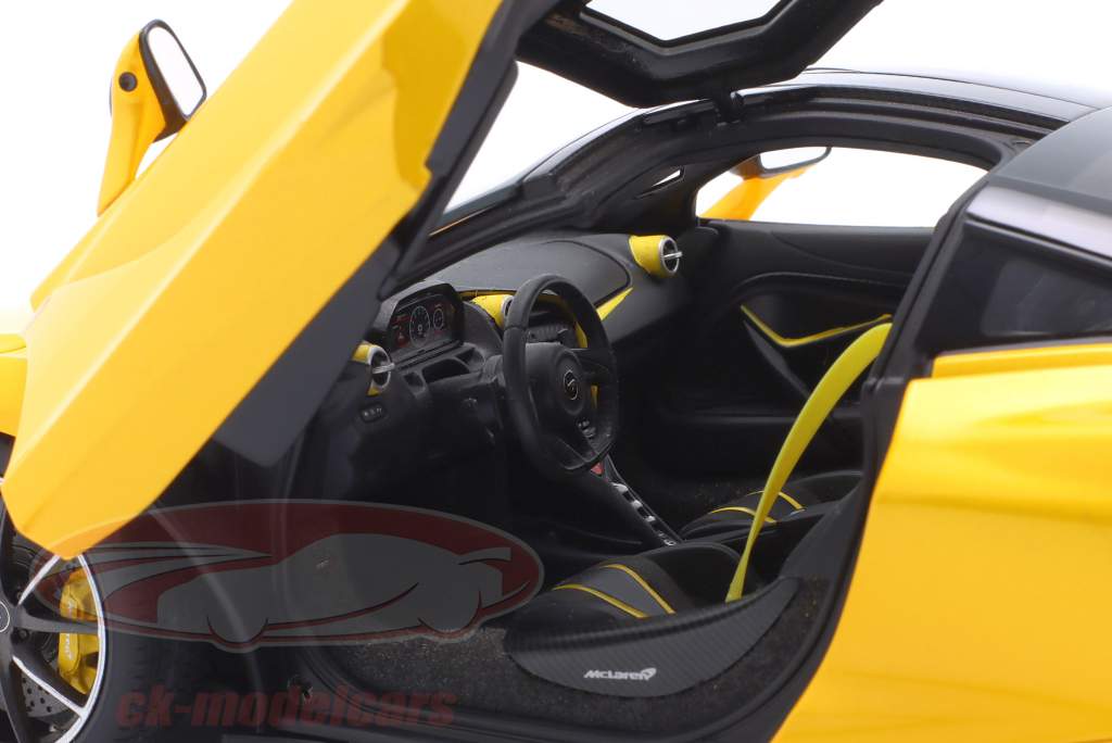 McLaren 720S Année de construction 2017 volcan jaune 1:18 AUTOart