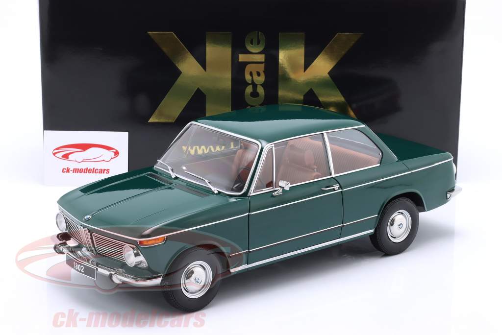 BMW 1802 1. série Année de construction 1967 vert 1:12 KK-Scale