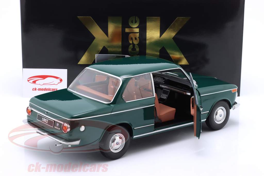 BMW 1802 1. série Année de construction 1967 vert 1:12 KK-Scale
