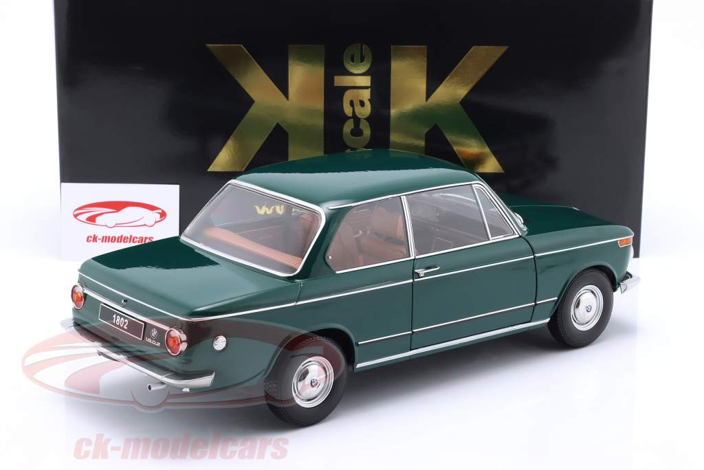 BMW 1802 1. série Année de construction 1967 vert 1:12 KK-Scale