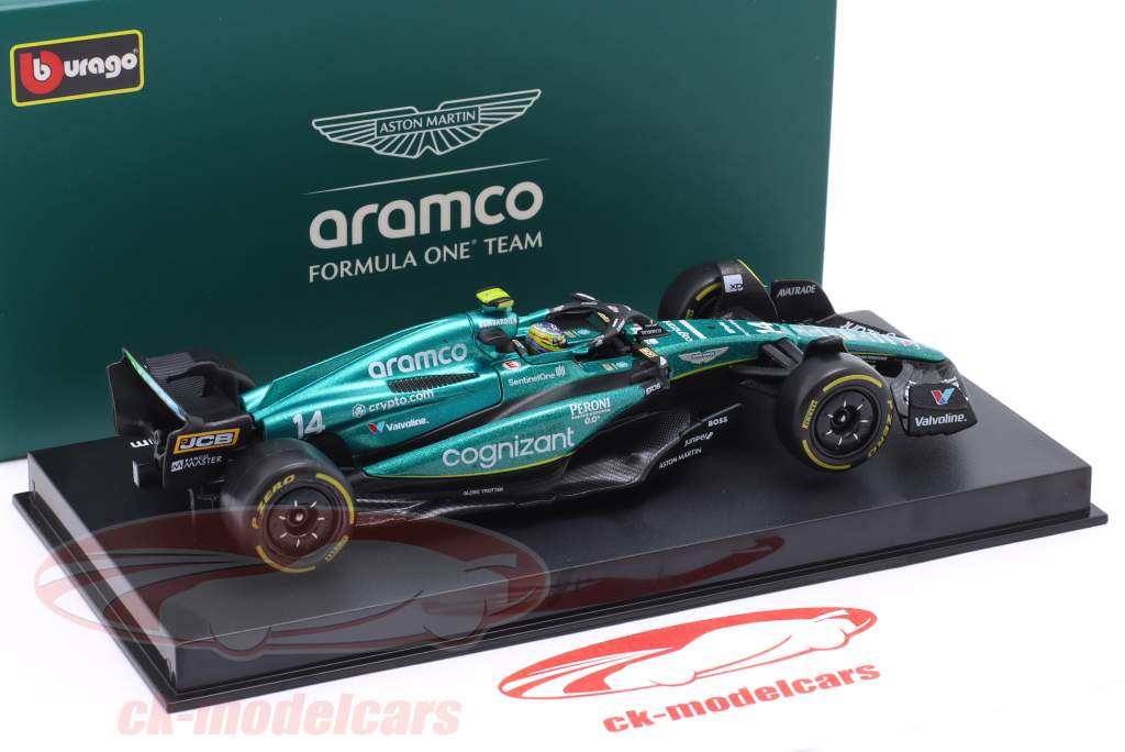 Fernando Alonso Aston Martin AMR23 #14 formule 1 2023 1:43 Bburago