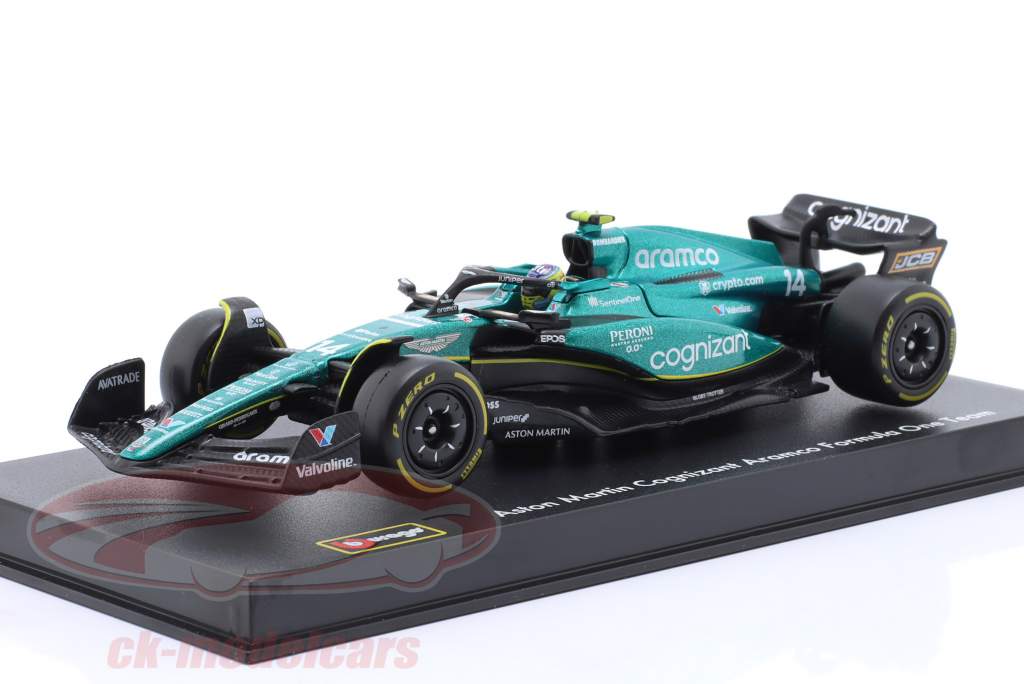Fernando Alonso Aston Martin AMR23 #14 formule 1 2023 1:43 Bburago