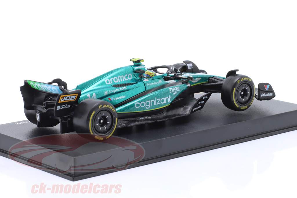Fernando Alonso Aston Martin AMR23 #14 formule 1 2023 1:43 Bburago