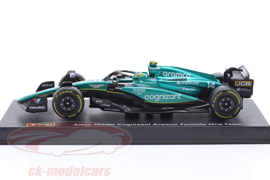 Fernando Alonso Aston Martin AMR23 #14 formule 1 2023 1:43 Bburago