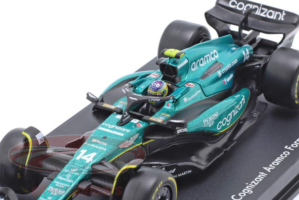 Bburago 1:43 Fernando Alonso Aston Martin AMR23 #14 Formula