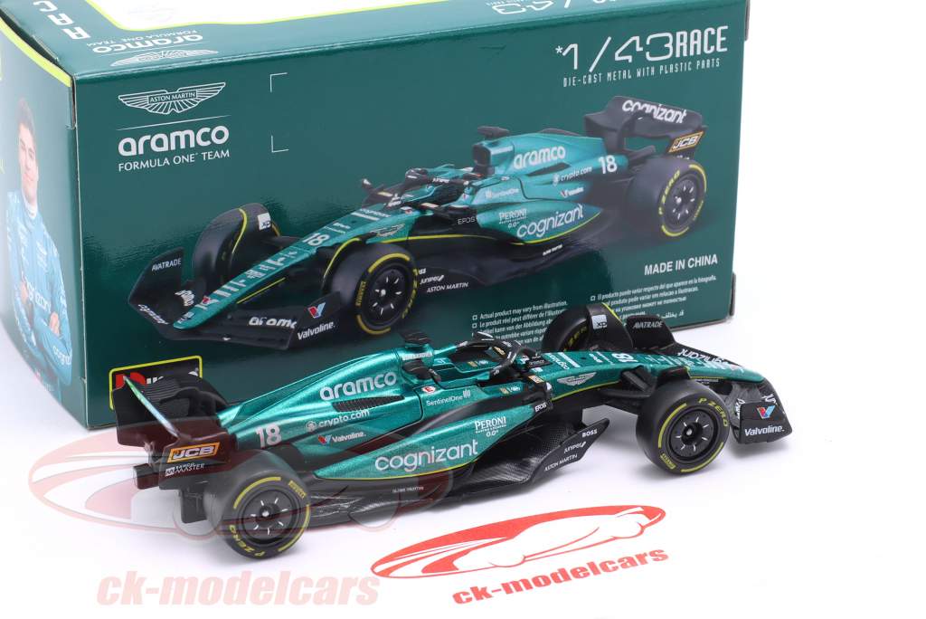 ミニカー　1/18 Aston Martin AMR23 #18 Aston Martin Aramco Cognizant F1 Team 9th Canada GP 2023 Lance Stroll [18S957] MINICHAMPS 117230118 Scale 1/18 | ASTON MARTIN F1 AMR23 TEAM