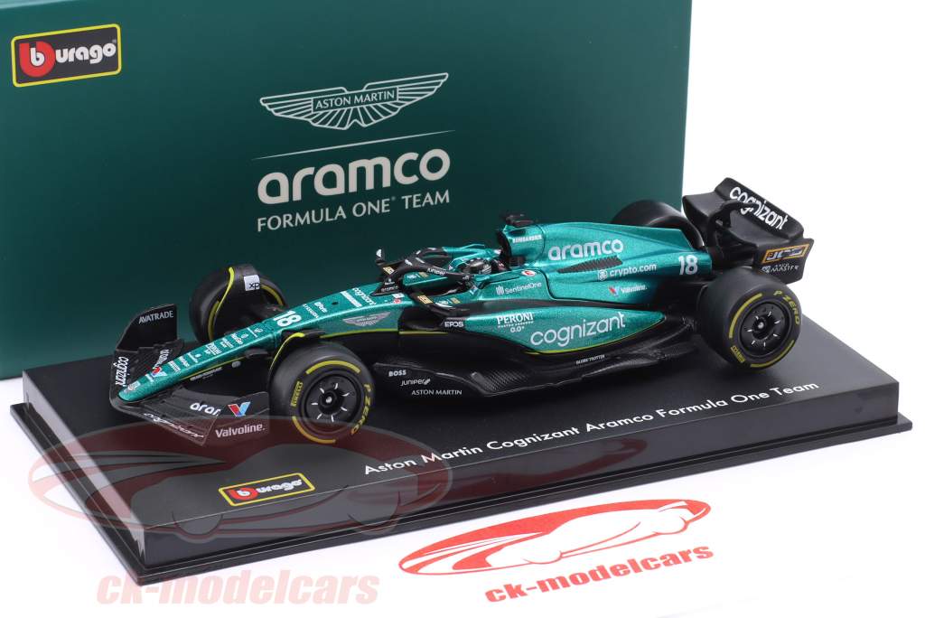 Lance Stroll Aston Martin AMR23 #18 formula 1 2023 1:43 Bburago